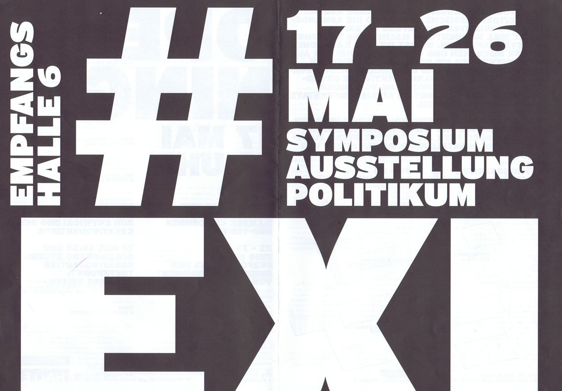 plakat ausstellung exist epfangshalle6